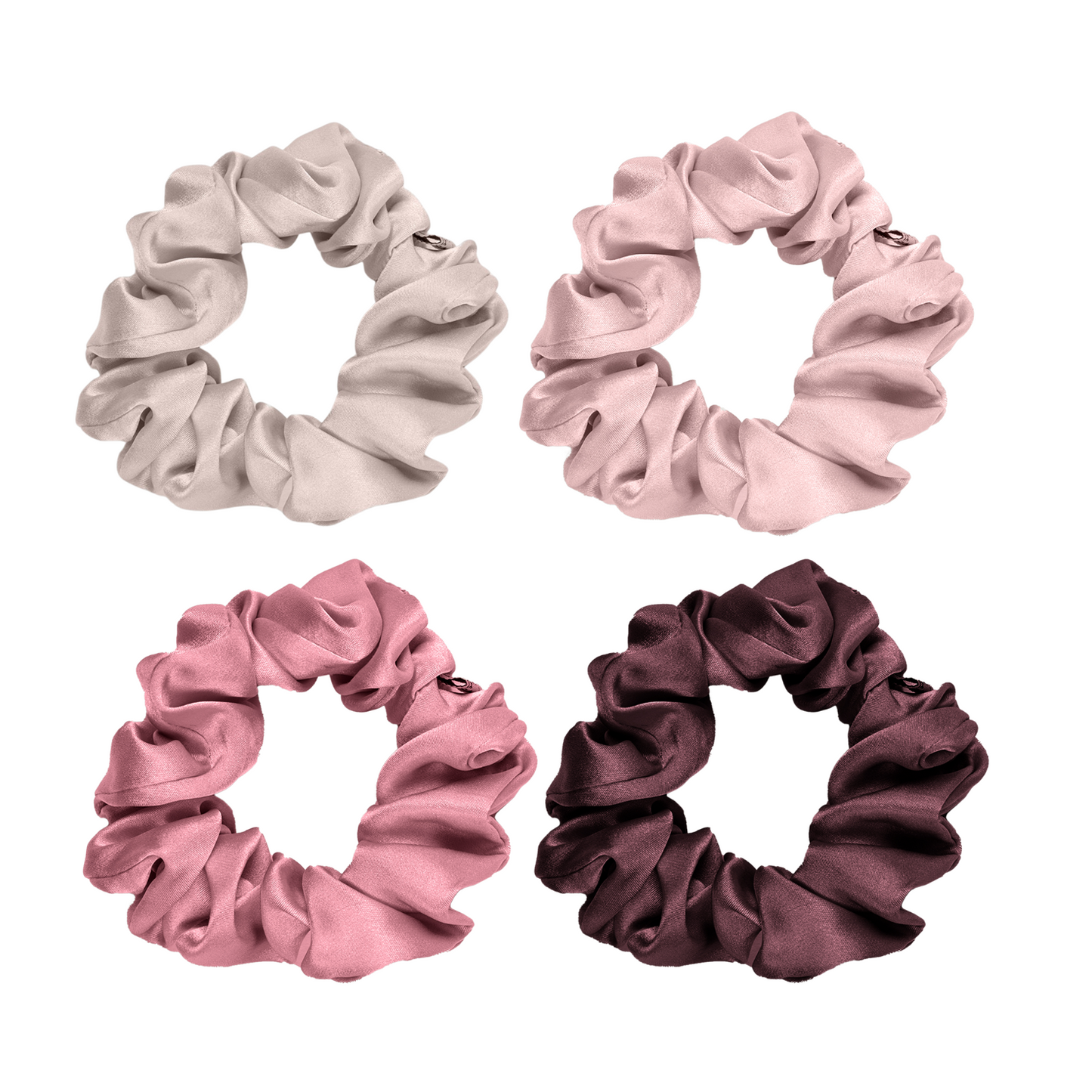 best quality hair scrunchies in India, silk satin hair tie, slip hair ties