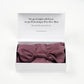 Dark Mauve Long Silk Hair Wrap