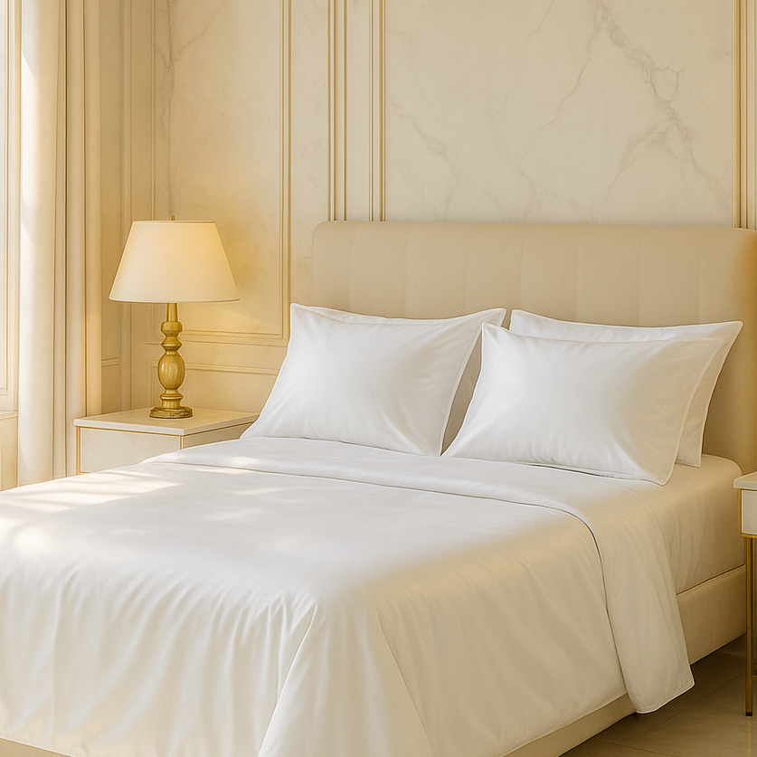 500 thread count egyptian silk bedsheet in India