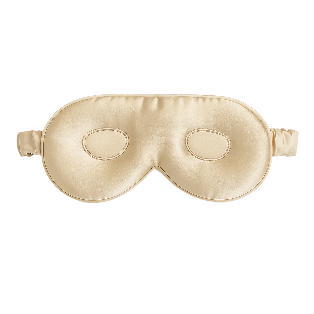 Contour slip eye mask