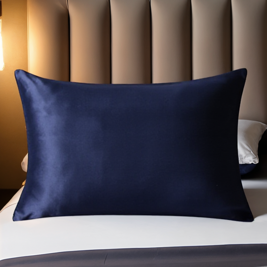 Night Sky Pure Silk Pillowcase- Blue