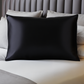 Midnight Glow Pure Silk Pillowcase- Black