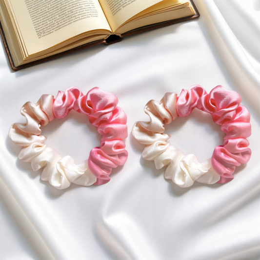 Tie Dye Medium Silk Scrunchie