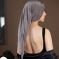 Mulberry Silk Long Wrap- The Daphne - Esme Luxury
